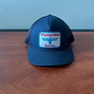 Whiskey Bent Hat Co. Navy Blue Trucker Cap